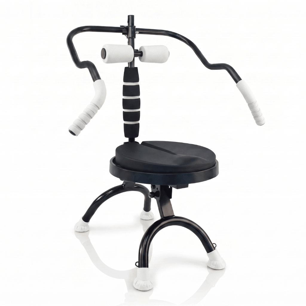 Aparelho Abdominal GiroFit 360 Compacto - Preto Amarelo - Imagem 5